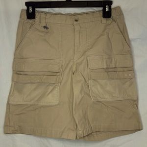 Columbia Boys Half Moon II shorts
Color: Fossil (light khaki) Size L (14/16)